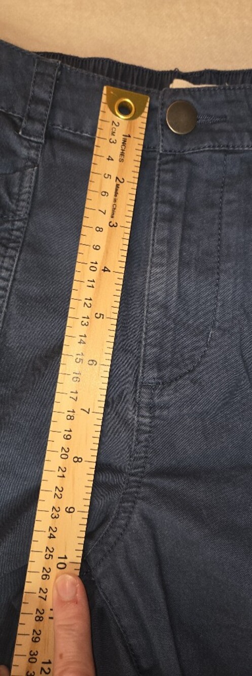 Pact‎ Women's Dark Blue Straight Leg Pants Size Medium - Picture 7 of 8